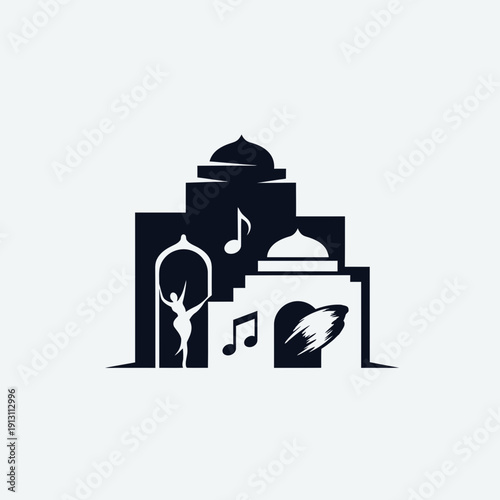 Creative Arts Building Icon.