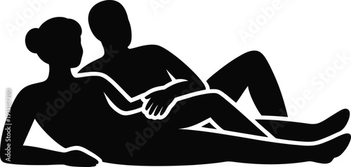 Couple Relaxation Lying Comfort Intimacy Rest Love Calm Relationship Leisure