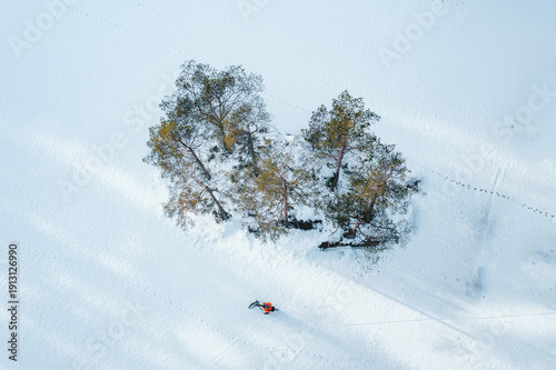 Exploring a frozen lake