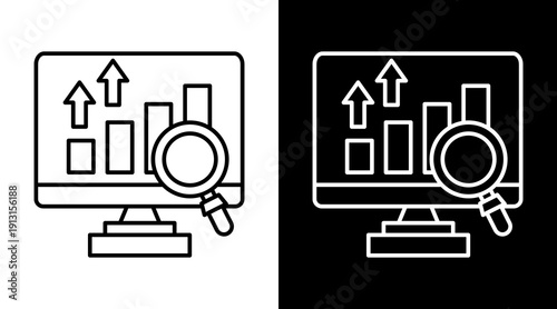 Seo  White Icon Set Design