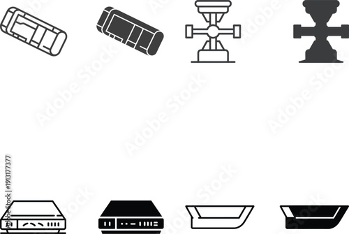Industrial Equipment Icons
