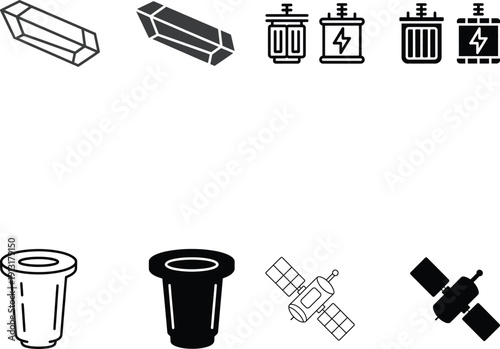 Industrial Technology and Energy Icons