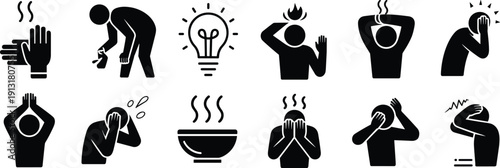 Education Icon Set Featuring Graduation Students Scholarship Applications Financial Aid Security Shields and Academic Success Symbols for University Branding Tuition Funding and Educational Insurance