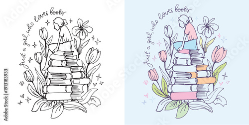 Trendy hand drawn doodle lettering quote sticker. Lettering for t-shirt design, mug print, bag print, clothes fashion. 100% hand drawn vector image.
