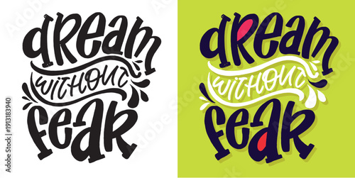 Trendy hand drawn doodle lettering quote sticker. Lettering for t-shirt design, mug print, bag print, clothes fashion. 100% hand drawn vector image.
