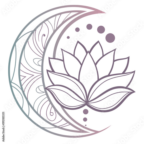 Serene spa logo featuring delicate leaf and water elements representing holistic wellness tranquility and natural beauty for a calming brand