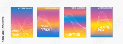 Modern abstract cover design with geometric shapes and smooth gradients. Ideal for brochures, flyers, or business branding templates. Minimal and trendy visual identity.