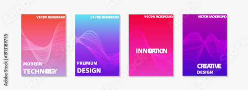 Modern abstract cover design with geometric shapes and smooth gradients. Ideal for brochures, flyers, or business branding templates. Minimal and trendy visual identity.