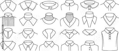 Various shirt collar styles and necklines shirt collars fashion clothing collar styles 3 shirt types