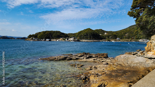 Quadro em tela Scenic coastal roads and viewpoints along roads in Western Kyushu Island