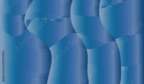 Abstract blue vector wallpaper featuring artistic wave patterns and futuristic light curves in a fluid digital motion design