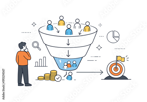 Conversion Funnel Insight. Tracking marketing ROI and campaign e