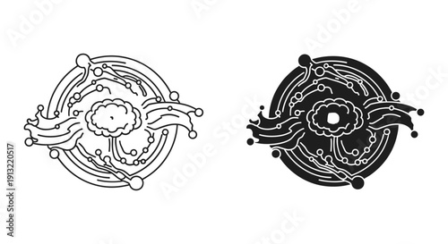 Mandala ornate circular patterns seamless vector illustration design art