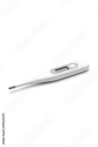 digital thermometer isolated on white