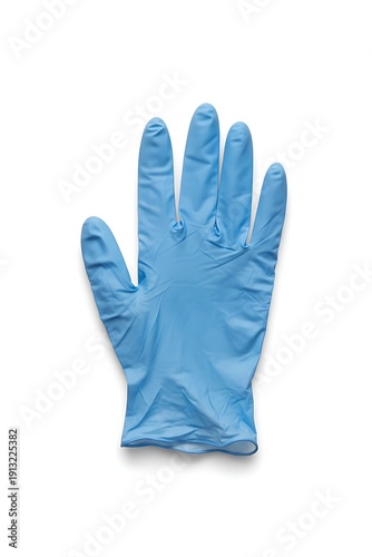 rubber gloves isolated on white