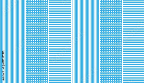 Seamless blue and white striped lines pattern. Classic background, perfect for textile design, various decor, wrapping paper, and digital creative web page design,