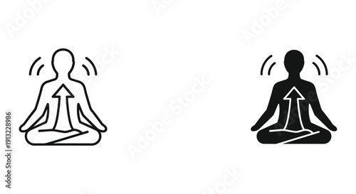 Female scientist explaining atomic structure in lab vector illustration