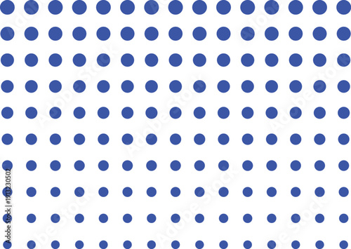 Abstract blue dots pattern on white background uses for advertising, book page, paintings, printing, mobile backgrounds, book, covers, screen savers, web page,