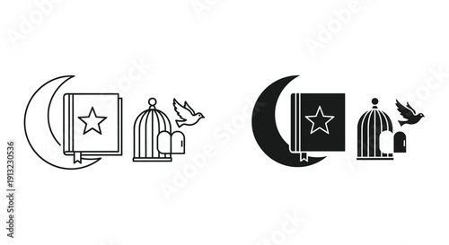 Scientist examining DNA structure, thoughtful expression, lab coat, vector illustration