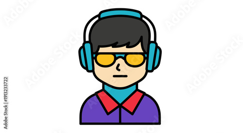 Pug Dog Wearing a Party Hat at a Birthday Celebration