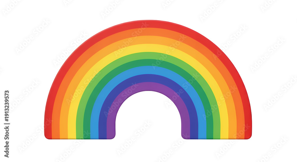 Obraz premium Rainbow arch graphic illustration isolated on transparent background Whisk ad41ef5e11ba364a059413f4