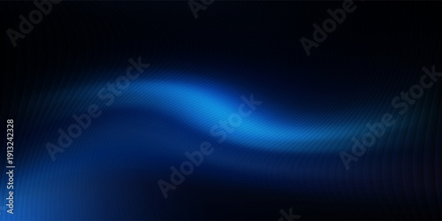 Abstract Deep Blue Gradient Wave Digital Background
