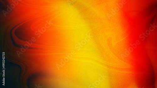 Konstfotografi Vibrant Red Yellow Abstract Gradient Background with Smooth Blend and Soft Glow