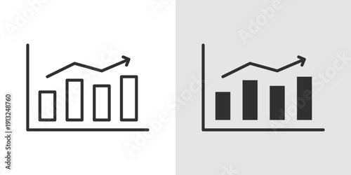 Business Performance Icon representing productivity, efficiency, and overall business results.