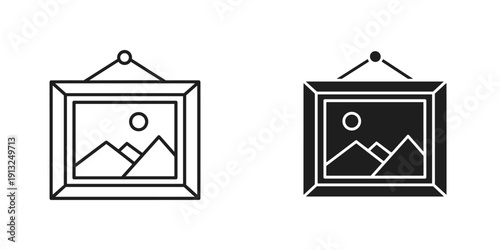 Clean and modern black and white line art depicting two house icons with upward arrows, symbolizing mortgage, home loans, or real estate growth.