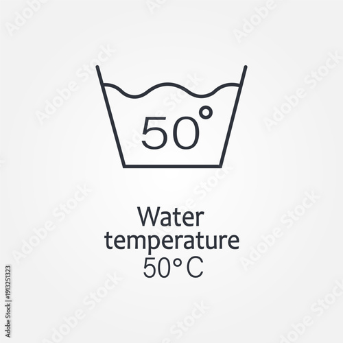 Laundry textile care instruction, textile washing. Machine, hand wash signs, dry cleaning and bleaching guide vector. Care clothes signs. Illustration of laundry icons instruction