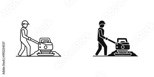 Illustration of a skilled worker performing detailed car engine cleaning using a pressure washer in a well-lit garage, ideal for automotive maintenance and service concepts.