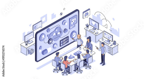 A clean, minimalist desk corner evokes simplicity and focus, perfect for productivity in home or office settings.