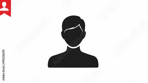 Silhouette of a person icon representing a user profile.