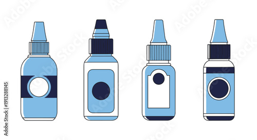 Correction Fluid dynamic smooth color illustration