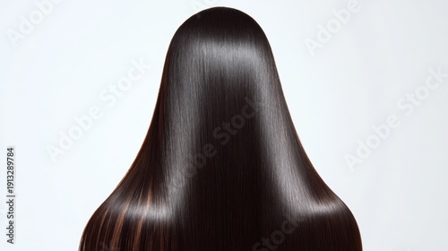 Wallpaper Mural Healthy dark hair with shiny texture and subtle highlights. Torontodigital.ca