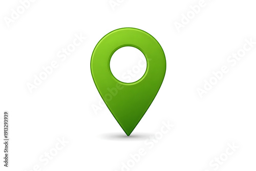 Free Download Green Location Pin Icon Map Marker 3D Illustration - GFXLoad