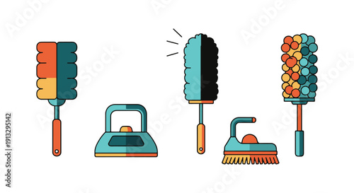 Duster Line art illustration minimal smooth style