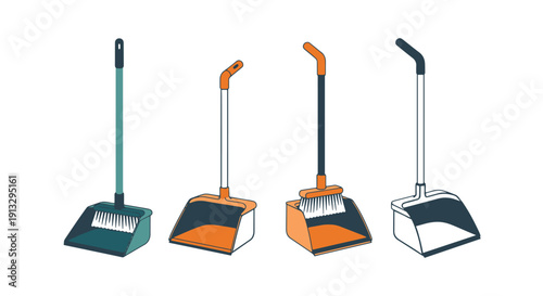 Dustpan Line art vector dynamic design creative modern style illustration