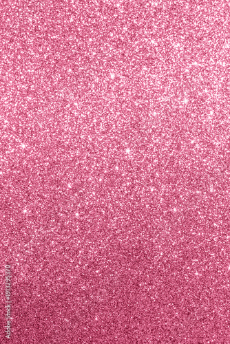 Pink glitter background with sparkling texture and soft bokeh for beauty and celebration design