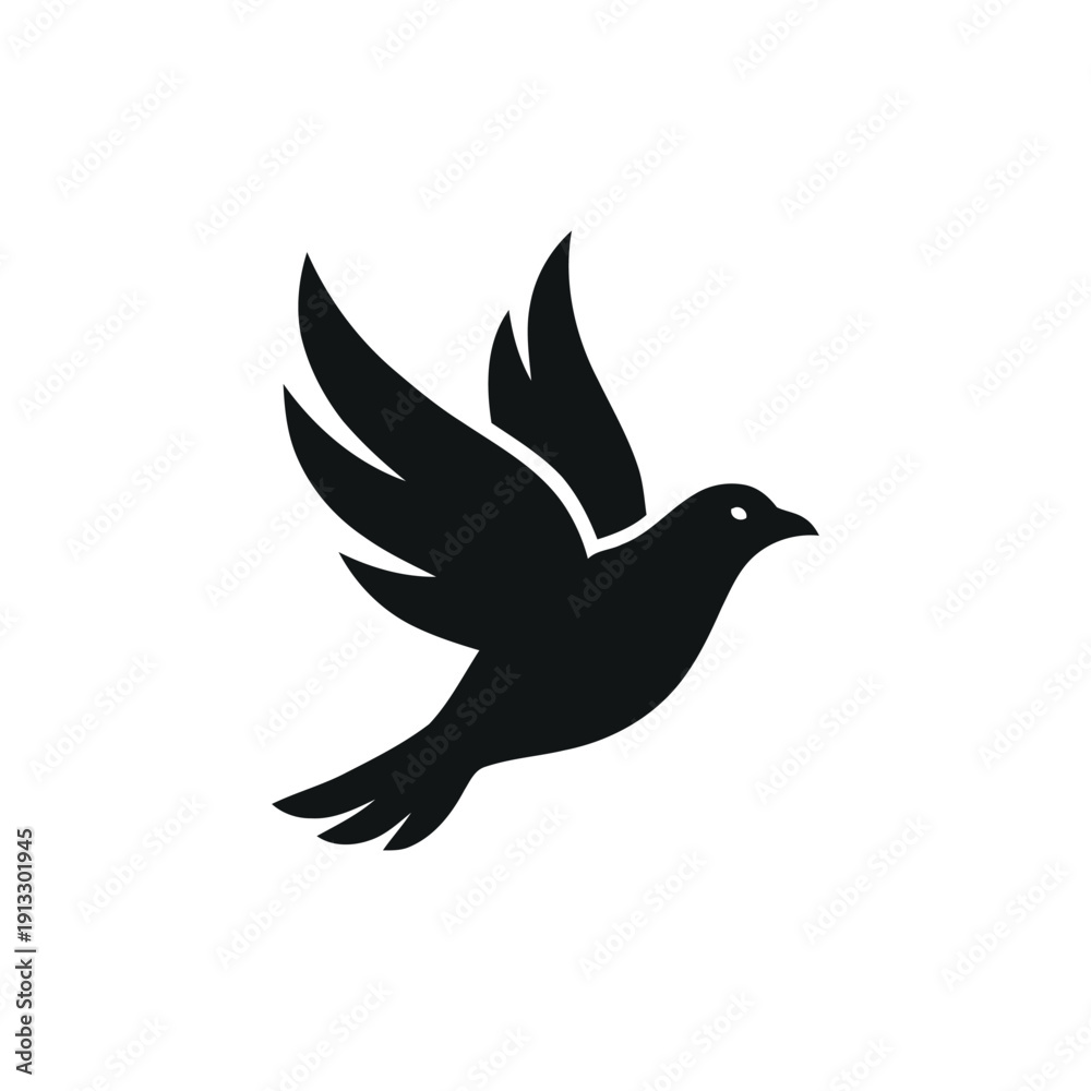 Fototapeta premium dove of peace vector