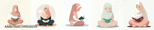 Woman reading Al-Qur'an