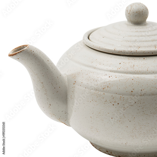 Ceramic Teapot With Lid on a Simple Surface