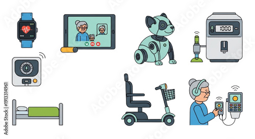 Smart technology for elderly care and assisted living solutions