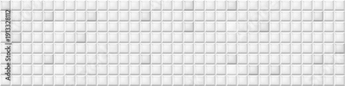 Grey bathroom tile wall background. ceramic kitchen floor, square mosaic 3d pattern