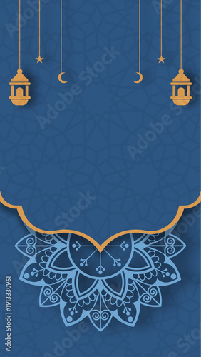 Eid Mubarak Ramadhan Kareem Social Media Vertical