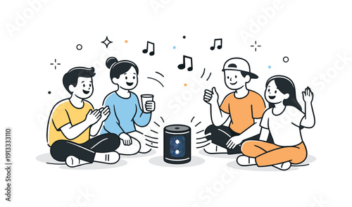 Joyful Music Gathering. Bluetooth speakers
