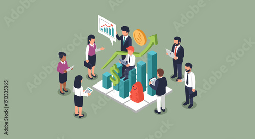 A joyful group of professionals celebrating success, perfect for motivational content in marketing materials.