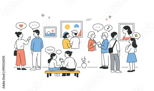 Community Gallery Gathering. Art and community