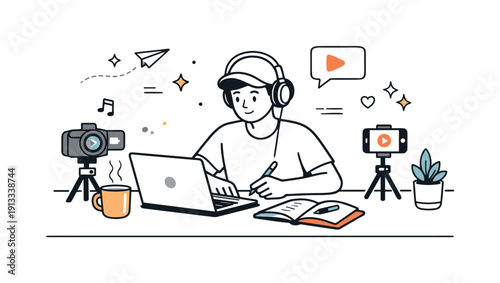 Content Creator Workspace. Creator economy careers