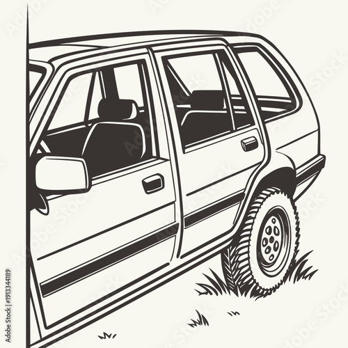 Car with Large Windows 1